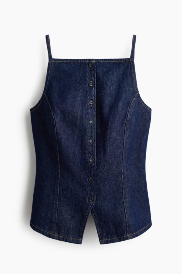 Blue Denim Top