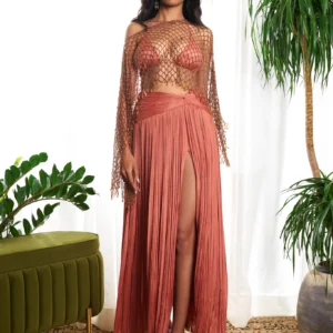 ZAHARA BEADED CAPE